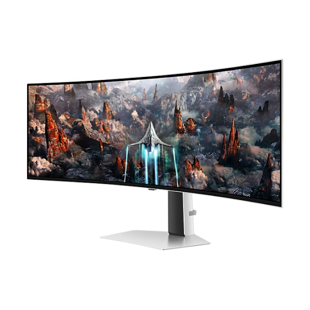 Monitor Gamer Curvo Samsung Odyssey OLED G9 G93SC | 49" | 32:9 | 5,120 x 1,440 | OLED | 0.03ms (GtG) | 240 Hz | Pantalla Curva / UltraWide | HDMI / MicroHDMI / DisplayPort | LS49CG930SLXZX