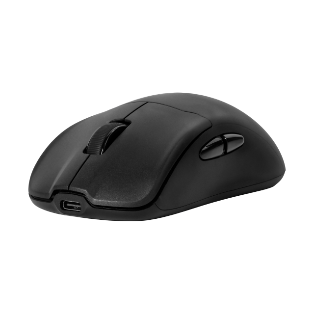 Mouse Inalámbrico Game Factor MOW800 | 26,000 DPI | Sensor Pixart 3395 | Incluye Base Magnetica RGB | 80hrs Batería recargable | Color Negro | MOW800-BK