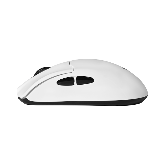 Mouse Inalámbrico Game Factor MOW800 | 26,000 DPI | Sensor Pixart 3395 | Incluye Base Magnetica RGB | 80hrs Batería recargable | Color Blanco | MOW800-WH