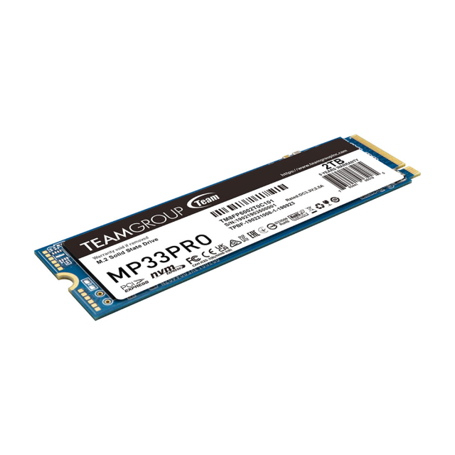 Unidad SSD TeamGroup MP33 PRO | 2TB | M.2 | PCIe 3.0 / NVMe | TM8FPD002T0C101