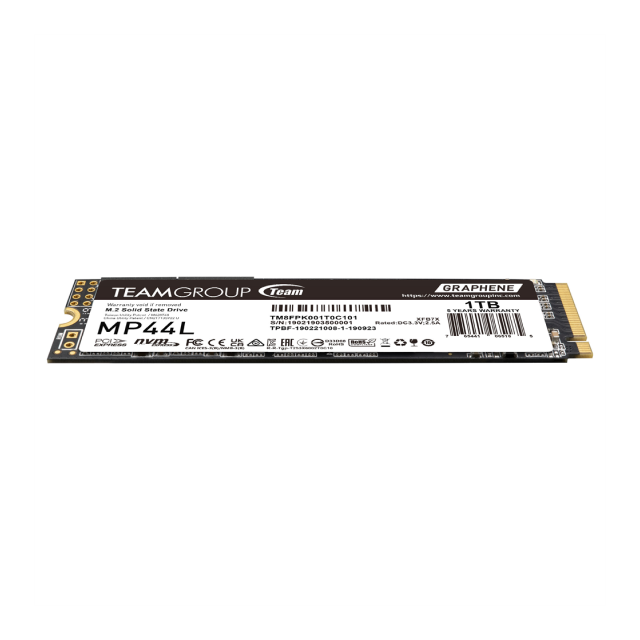 Unidad SSD TeamGroup MP44L | 1TB | NVMe M.2 |  5000 MB/s Lectura | 4500 MB/s Escritura | TM8FPK001T0C101