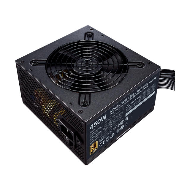 FUENTE DE PODER COOLER MASTER MWE BRONZE 450 450W 80+ BRONZE / MPE-4501-ACAAB-US