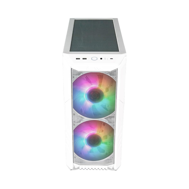 Gabinete Cooler Master HAF 500 | ATX / M-ATX / ITX | 3 ventiladores preinstalados | Color Blanco | H500-WGNN-S00