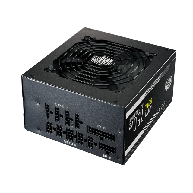 Fuente de Poder Cooler Master MWE Gold 750 V2 | 750W |  80 PLUS Gold | 1500 RPM | 120mm | 24-pin ATX | MPE-7501-AFAAG-U2