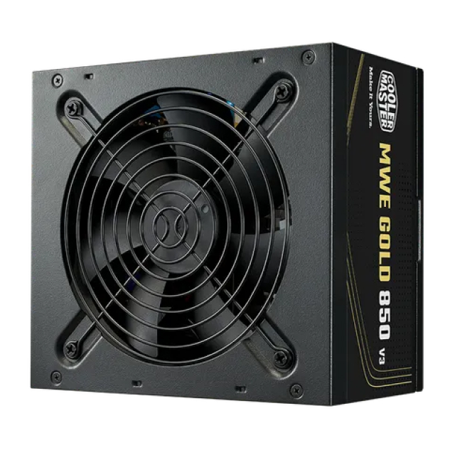 Fuente de Poder Cooler Master MWE Gold V3 | 750W | 80 PLUS Gold | 24-pin ATX | 120 mm | Negro | MPE-7506-ACAG-BUS