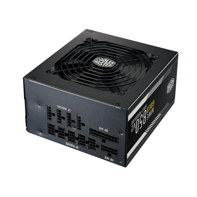 Fuente de Poder Cooler Master MWE Gold 850 V2 | 850 W | 80 PLUS Gold | 1500 RPM | 120mm | 24-pin ATX | MPE-8501-AFAAG-U2