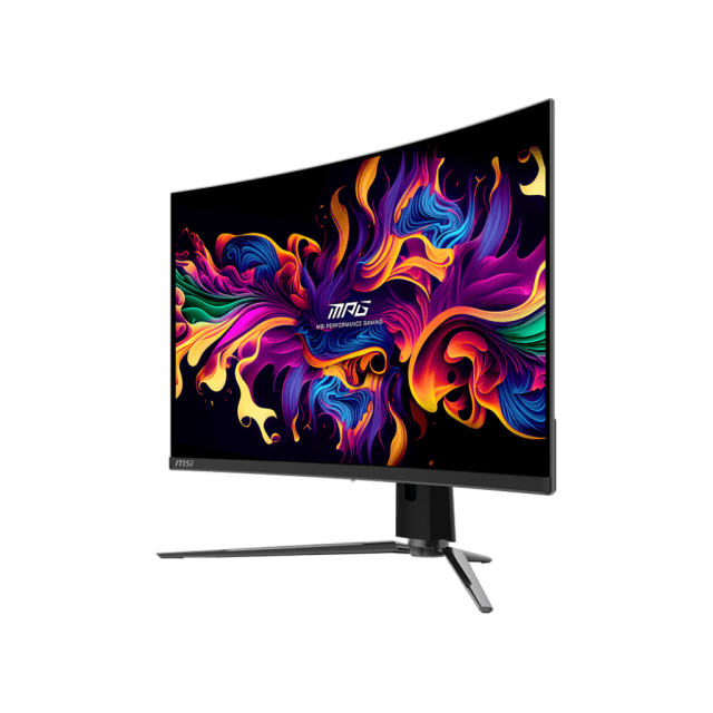 Monitor Curvo MSI MPG 321CURX QD-OLED | 31.5” | QD-OLED | 3840x2160 (UHD) | 48-240Hz | 0.03ms (GTG) | Adaptive-Sync | MPG 321CURX QD-OLED