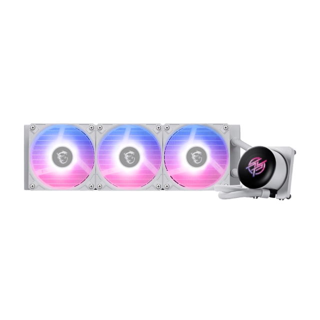 Enfriamiento Líquido MSI MPG CORELIQUID P13 | 120mm | 3400 RPM | AM5 / AM4 | LGA 1700 / 1851 | Pantalla Personalizable LCD de 2.1" | ARGB | Blanco | MPG CORELIQUID P13 / WHITE