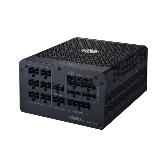 Fuente de Poder Cooler Master X Silent Edge Platinum 850 | 850W | 80 PLUS Platinum | Full Modular | Sin Ventilador | Compatible con ATX 3.1 y PCIe 5.1 | Negro | MPS-8501-AZAP-BUS