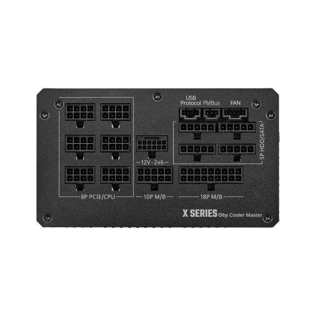 Fuente de Poder Cooler Master X Silent Edge Platinum 850 | 850W | 80 PLUS Platinum | Full Modular | Sin Ventilador | Compatible con ATX 3.1 y PCIe 5.1 | Negro | MPS-8501-AZAP-BUS