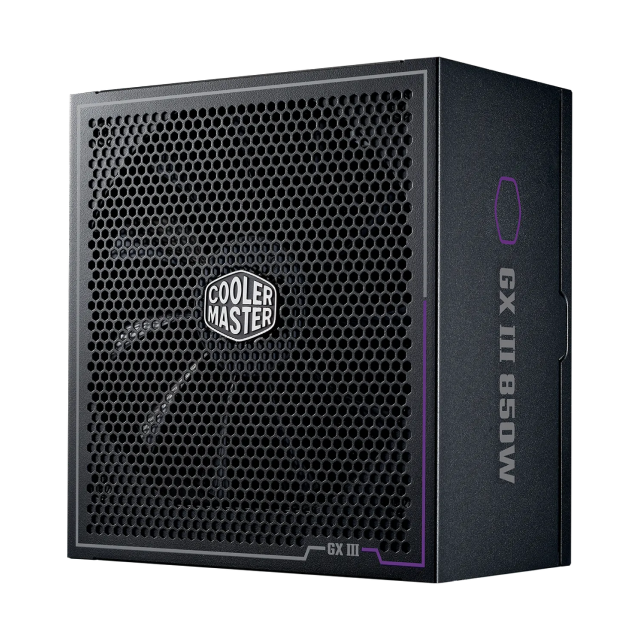 Fuente de Poder Cooler Master GX III Gold 850 | 850W | 80 PLUS Gold | 24-pin ATX 3.0 | 135 mm | Full Modular | Negro | MPX-8503-AFAG-2BUV