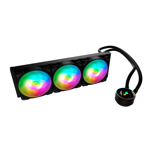 Enfriamiento Líquido InWin MR36 | 360 mm | Hasta 5200 RPM | 20.5 dBA | AM5 / AM4 / AMx / FMx | LGA 1851 / 1700 / 1200 / 20xx / 1151 / 115Xx | ARGB | Negro | MR36