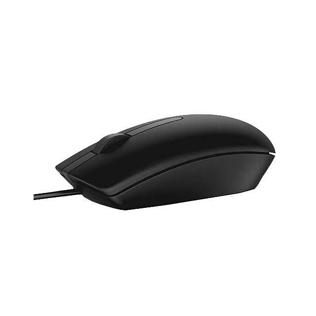 Mouse Alámbrico Dell MS116 | 1000 DPI | Sensor Óptico | 90 g | 3 Botones | Negro | MS116-BK