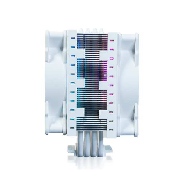 Disipador de Aire Munfrost Cold Storm White | ARGB | 2x120mm | 800 - 1,800 RPM | 33.0 dBA | LGA 1700 