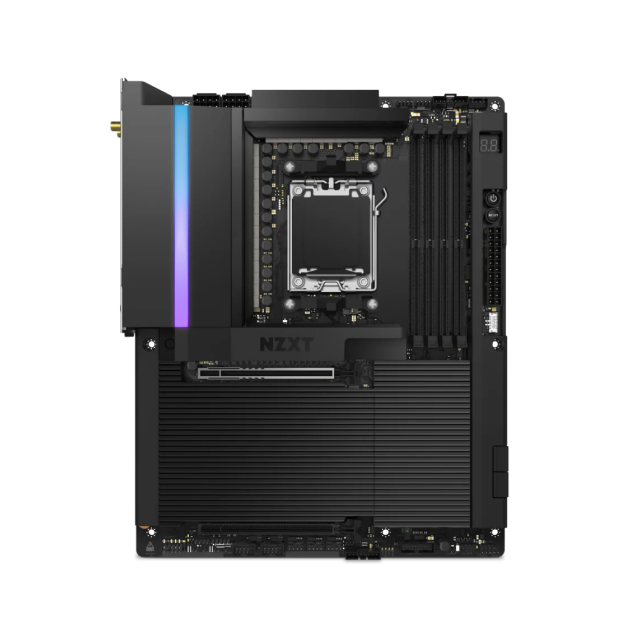 Tarjeta Madre NZXT N9 X870E | ATX | Socket AM5 | 4 x DDR5 | Wi-Fi 7 / Bluetooth v5.4 | RGB | Color Negro | N9-X87XT-B1