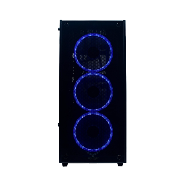 Gabinete Gamer Naceb Player | ATX | 3 Ventiladores preinstalados | Cristal Templado | Color Negro | USB 3.0 | NA-0603