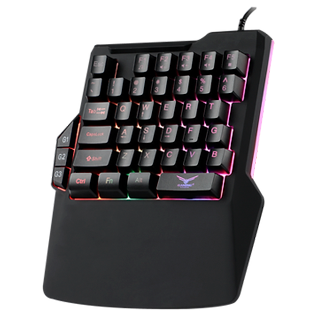 Teclado Gamer de Una Mano Naceb Atheris - Membrana - Macros Configurables - RGB