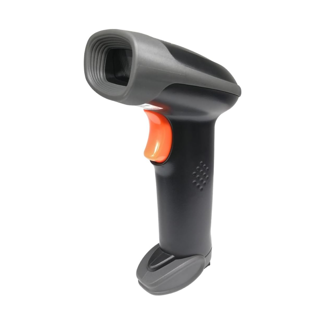 Lector de Códigos de Barras Nextep NE-503I | Láser 1D y 2D (QR) | Inalámbrico y USB | Escaneo Rápido | Negro | NE-503I