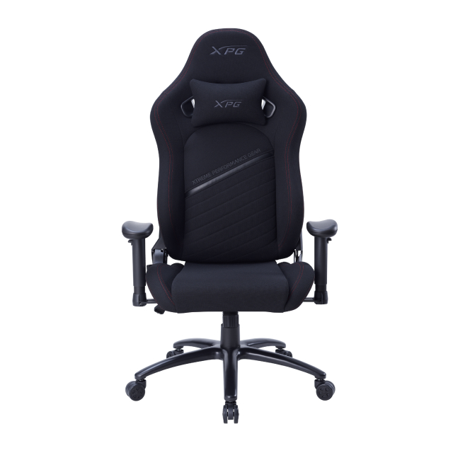 Silla Gamer ADATA XPG Nexus | Inclinación de 155° | Hasta 125 kg | Tela Repelente al Agua | Base de Acero | Negro | NEXUS-BKCWW