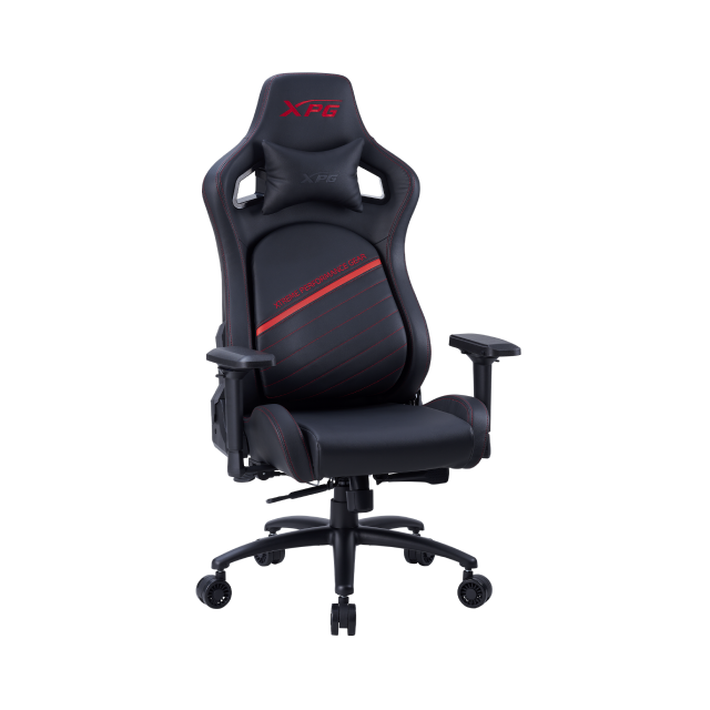 Silla Gamer XPG NEXUS PLUS | Hasta 125 kg | Soporte Lumbar Dinámico | Reposabrazos 4D | Estrella de Acero | Inclinación de Hasta 155 Grados | Negro / Rojo | NEXUS PLUS-RDCWW