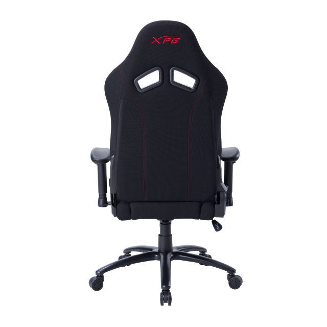 Silla Gamer ADATA XPG Nexus | Inclinación de 155° | Hasta 125 kg | Tela Repelente al Agua | Base de Acero | Negro / Rojo | NEXUS-RDCWW