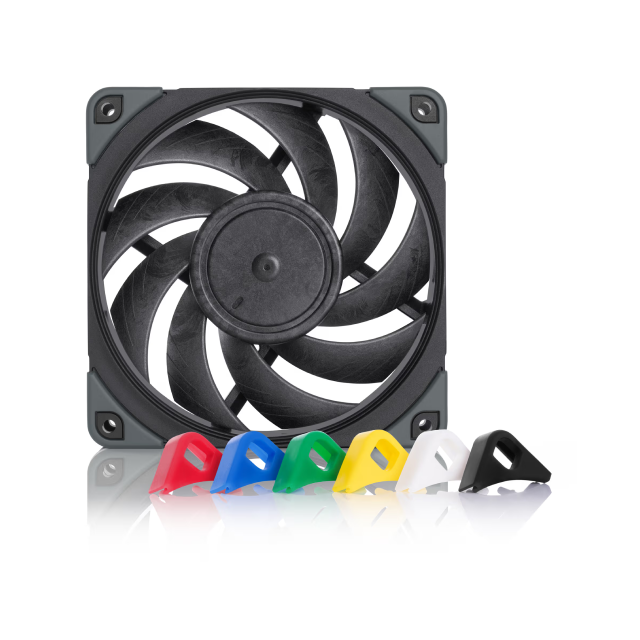 Ventilador Noctua NF-A12x25 PWM chromax.black.swap | 120 mm | 450 a 2000 RPM | 22.6 dBA | 4 Pines | Negro | NF-A12X25-PWM CH.BK.S