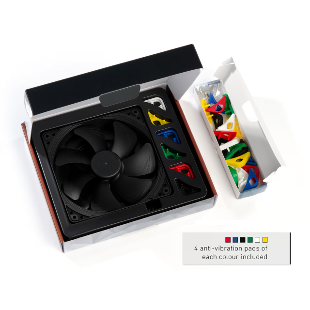 Ventilador Noctua NF-A14 PWM chromax.black.swap | 140 mm | 300 a 1500 RPM | 24.6 dBA | 4 Pines | Negro | NF-A14 PWM CHROMAX.BLACK.SWAP