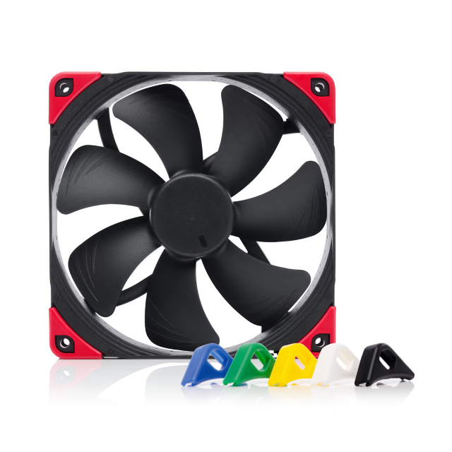 Ventilador Noctua NF-A14 PWM chromax.black.swap | 140 mm | 300 a 1500 RPM | 24.6 dBA | 4 Pines | Negro | NF-A14 PWM CHROMAX.BLACK.SWAP