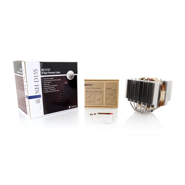 Disipador de Aire Noctua NH-D15s | 140mm | Intel LGA1851 / AMD AM5 AM4 | 1500 RPM | 24,6 dB(A) | Color Crema/Café | NH-D15s