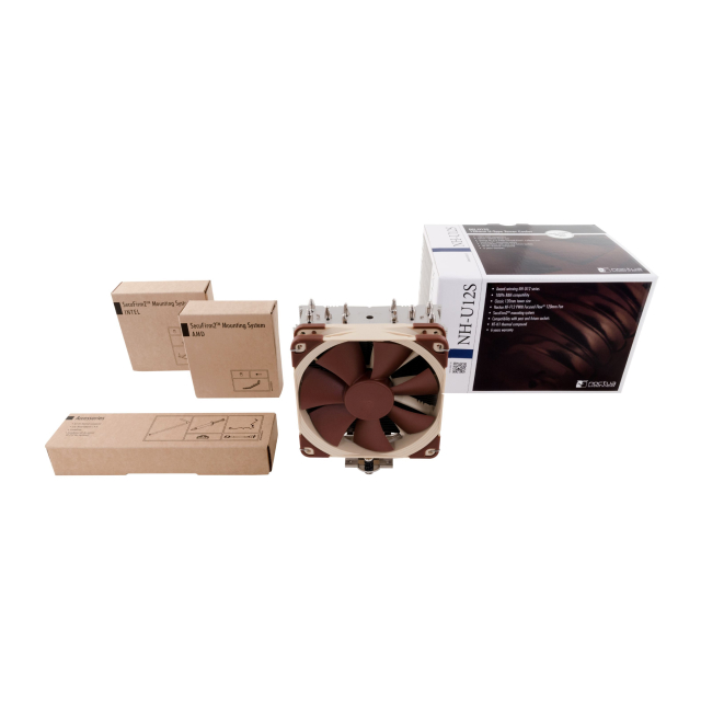 Disipador de Aire Noctua NH-U12S | 158 mm | 300 a 1500 RPM | 22.4 dBA | AM5 / AM4 | LGA 1851 / 1700 / 1200 / 1156 / 1155 / 1151 / 1150 | Café | NH-U12S