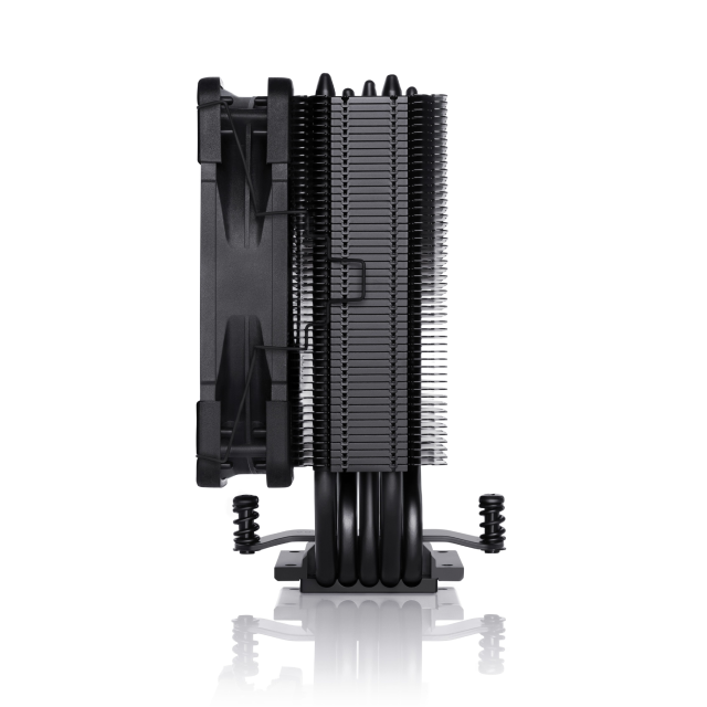 Disipador de Aire Noctua NH-U12s chromax.black | LGA1851/LGA1700 / AMD AM5 / AM4 | 1500 RPM | 22,4 dB(A) | Color Negro | NH-U12s Chromax Black