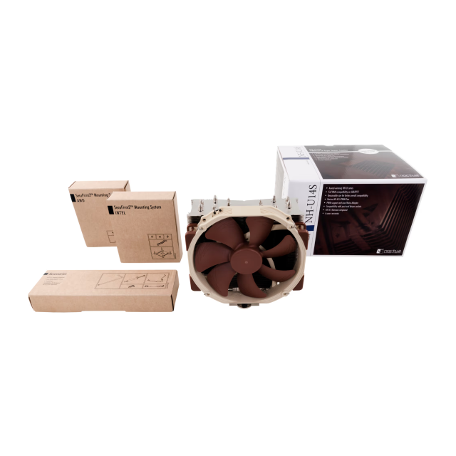 Disipador de Aire Noctua NH-U14S | 140 mm | Hasta 1500 RPM | 24.6 dBA | AM5 / AM4 | LGA 1851 / 1700 / 1200 / 115x | Café | NH-U14S