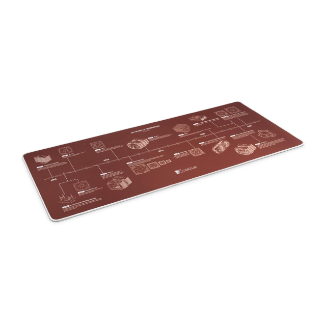 Mousepad Gamer Noctua NP-DM3 | 900 x 400 x 4 mm | Bordes con Costura | Base Antideslizante | Edición del 20° Aniversario | Café | NP-DM3