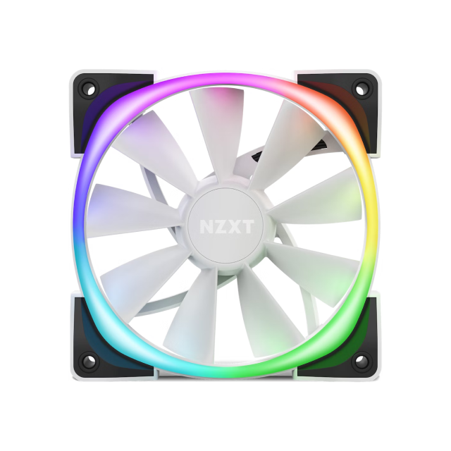 Ventilador NZXT AER RGB 2 | 120mm | 500 - 1500 ± 300 RPM | 22 - 33 dBA | HF-28120-BW