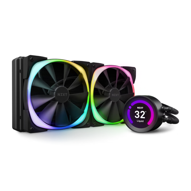 Enfriamiento líquido NZXT Kraken Z63 RGB | Negro | 280mm | Pantalla LCD | RL-KRZ63-R1