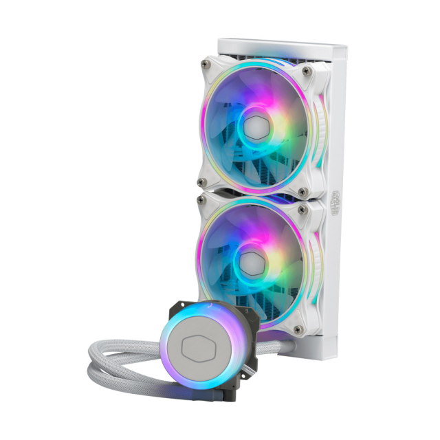 Enfriamiento Líquido Cooler Master ML240 Illusion AIO Blanco RGB | 240mm | MLX-D24M-A18PW-R1