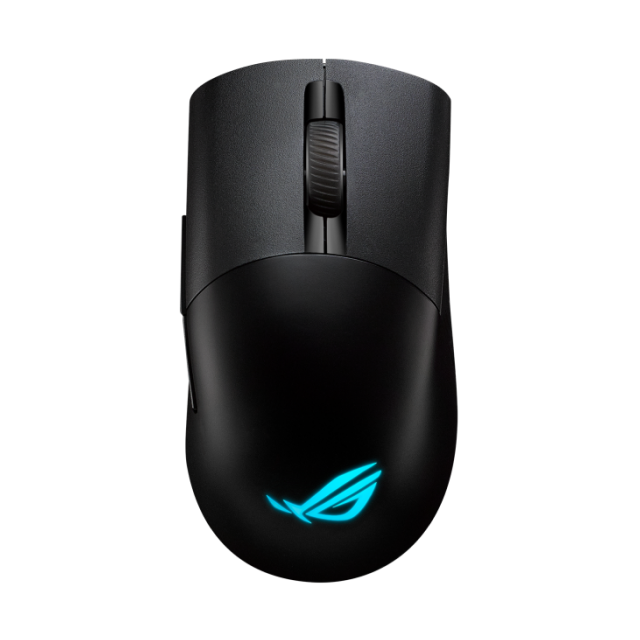 Mouse Gamer Inalámbrico ASUS ROG Keris Wireless AimPoint | Hasta 119 Horas de Batería | Hasta 36000 DPI | Sensor Óptico ROG AimPoint | 75 g | 2.4GHz / Bluetooth / USB | Incluye Cinta Antideslizante Precortada | RGB | Negro | P709 ROG KERIS WL AIMPOINT/BLK