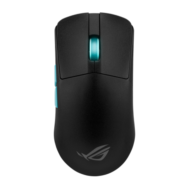 Mouse Gamer Inalámbrico ASUS ROG Harpe Ace Aim Lab Edition | Hasta 36000 DPI | Sensor Óptico ROG AimPoint | 54 g | Hasta 90 Hrs de Batería | Cable USB / ROG SpeedNova 2.4 GHz / Bluetooth | RGB Aura Sync | Negro | 90MP02W0-BMUA00