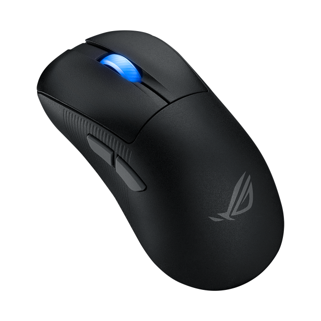 Mouse Gamer Inalámbrico ASUS ROG Keris II Ace | Hasta 107 Horas de Batería | Hasta 42000 DPI | Sensor Óptico ROG AimPoint Pro | 54 g | 2.4GHz / Bluetooth / USB-A | RGB | Negro | P714 ROG KERIS II WL ACE/BLK