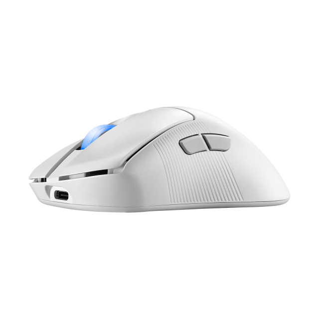 Mouse Gamer Inalámbrico ASUS ROG Keris II Ace | Hasta 107 Horas de Batería | Hasta 42000 DPI | Sensor Óptico ROG AimPoint Pro | 54 g | 2.4GHz / Bluetooth / USB-A | RGB | Blanco | P714 ROG KERIS II WL ACE/WHT
