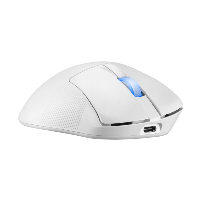 Mouse Gamer Inalámbrico ASUS ROG Keris II Ace | Hasta 107 Horas de Batería | Hasta 42000 DPI | Sensor Óptico ROG AimPoint Pro | 54 g | 2.4GHz / Bluetooth / USB-A | RGB | Blanco | P714 ROG KERIS II WL ACE/WHT