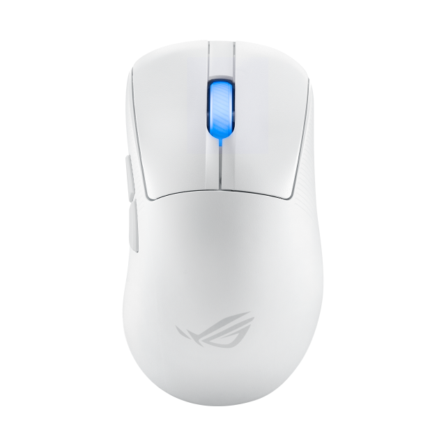 Mouse Gamer Inalámbrico ASUS ROG Keris II Ace | Hasta 107 Horas de Batería | Hasta 42000 DPI | Sensor Óptico ROG AimPoint Pro | 54 g | 2.4GHz / Bluetooth / USB-A | RGB | Blanco | P714 ROG KERIS II WL ACE/WHT