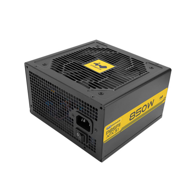 Fuente de Poder InWin P85FII | 850W | 80 + Gold | Full Modular | ATX 3.0 | < 25dBA | P85FII