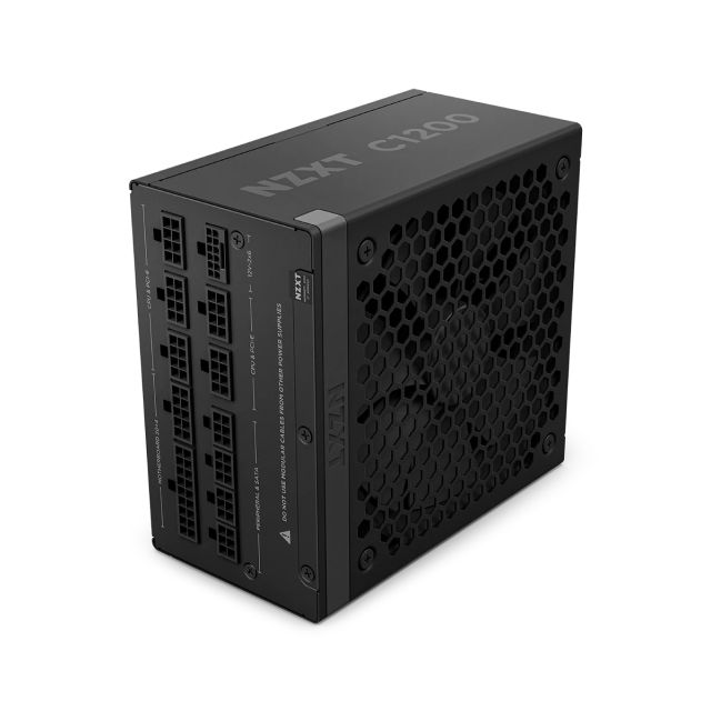 Fuente de Poder NZXT C1200 Gold | 1200 W | 80 Plus Gold | ATX 3.1 | Full Modular | Color Negro | PA-2G2BB-US