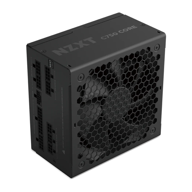 Fuente de Poder NZXT C750 Gold Core | 750W | 80 PLUS Gold | 24-pin ATX 3.1 | 150 mm | Full Modular | Negro | PA-7G3BB-US