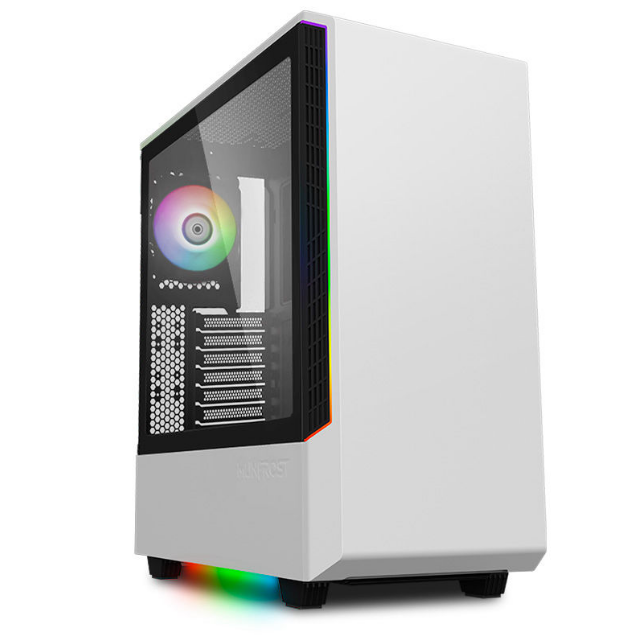 Gabinete Munfrost Panda | Blanco | RGB | ATX | 1 ventilador ARGB preinstalado | MFG.T802