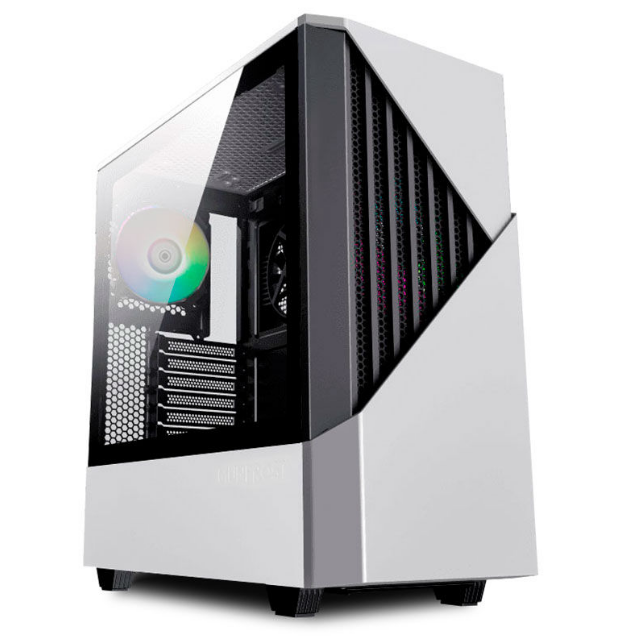 Gabinete Munfrost Panda Pro | Blanco E-ATX | 2 ventiladores ARGB y 1 ventilador preinstalado | MFGPAPWW