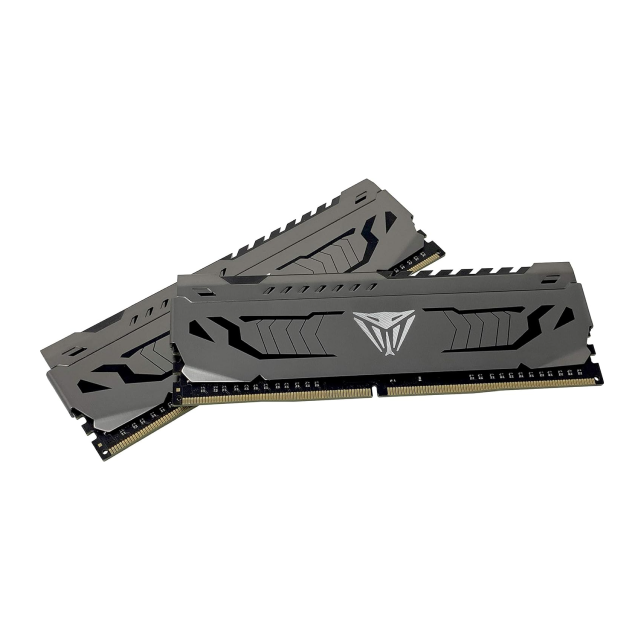 Kit de Memoria RAM DDR4 64GB (32GB x 2) | 3200MT/s | CL16 | Patriot Viper Steel Gris | PVS464G320C6K