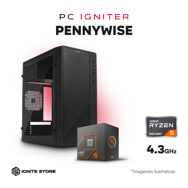 PC IGNITER PENNYWISE - R5 8600G + 16GB RAM