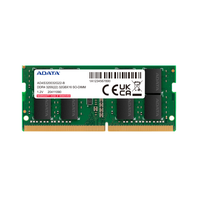 Memoria RAM SODIMM DDR4 | 32GB | 3200MT/s | CL22 | Adata Premiere | AD4S320032G22-SGN